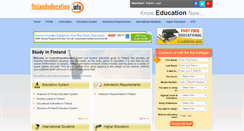 Desktop Screenshot of finlandeducation.info
